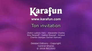Karaoke Ton invitation - Louise Attaque  